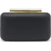 Alexander Mcqueen T-bar Box Clutch Bag In Black