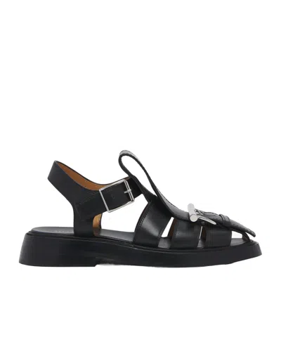 ALEXANDER MCQUEEN ALEXANDER MCQUEEN T-BAR CAGE SANDALS