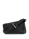 Alexander Mcqueen T-bar Cross Body Bag In Black