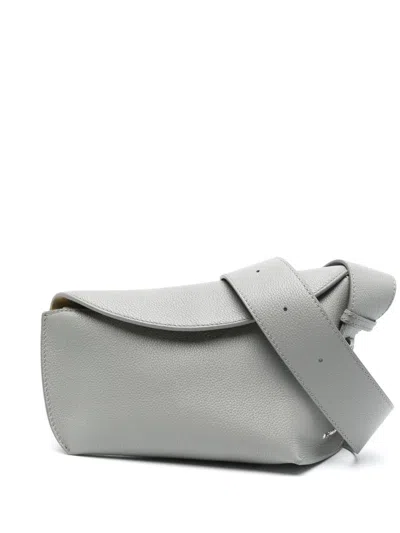 Alexander Mcqueen T-bar Cross Body Bag In Grey