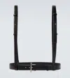 Alexander Mcqueen T-bar Harness Leather Belt