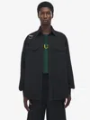 Alexander Mcqueen Mcqueen T-bar Harness Utility Button-up Shirt In Black