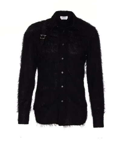 Alexander Mcqueen T-bar Harness Shirt In Black