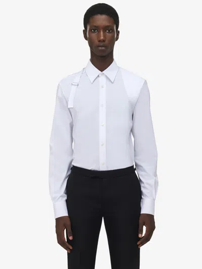 Alexander Mcqueen T-bar Harness Shirt In White