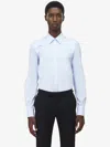 Alexander Mcqueen T-bar Harness Long-sleeved Shirt In Shirting Blue