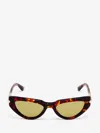 Alexander Mcqueen T-bar Icon Cat-eye Sunglasses In Brown