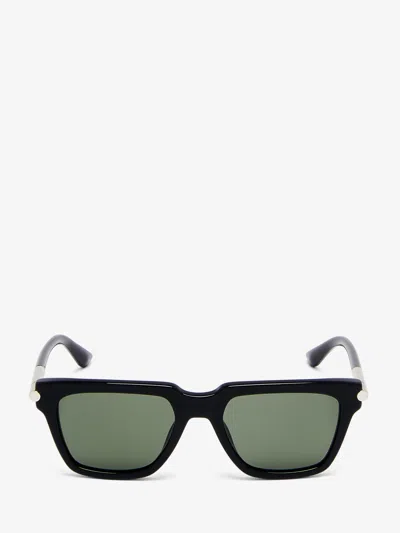 Alexander Mcqueen T-bar Icon Square Sunglasses In Multi