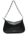 Alexander Mcqueen Alexander Mc Queen Black Top Zip Bag With Dust Bag In Black