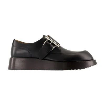 Alexander Mcqueen T-bar Loafers In Black