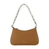 Alexander Mcqueen T Bar Mini Handbag In Brown