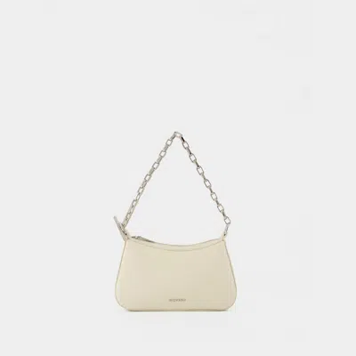 Alexander Mcqueen T-bar Mini Handbag In Beige