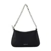 Alexander Mcqueen Alexander Mc Queen Black Top Zip Bag With Dust Bag In Black