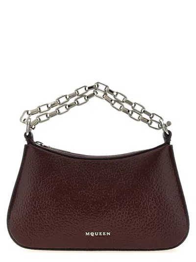 Alexander Mcqueen ' T-bar Mini' Handbag In Brown