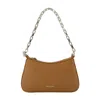 Alexander Mcqueen T Bar Mini Handbag In Brown