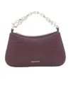 Alexander Mcqueen Mini T-bar Leather Shoulder Bag In Brown