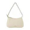 Alexander Mcqueen Mini Lambskin T-bar Shoulder Bag In White