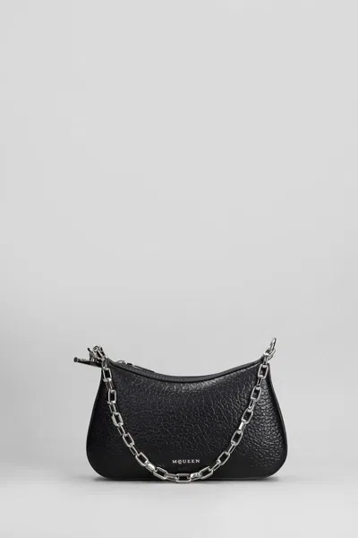 Alexander Mcqueen T Bar Mini Pouch Shoulder Bag In Black