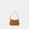 Alexander Mcqueen T-bar Mini Purse In Brown