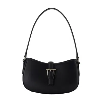 Alexander Mcqueen T Bar Mini Shoulder Bag In Black