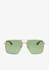 Alexander Mcqueen Square-frame Sunglasses