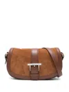 Alexander Mcqueen T-bar Crossbody Bag In Brown
