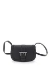 Alexander Mcqueen Alexander Mc Queen Satchel Black Leather Shoulder Bag In Multicolor