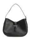 Alexander Mcqueen T-bar Shoulder Leather Bag Shoulder Bags Black