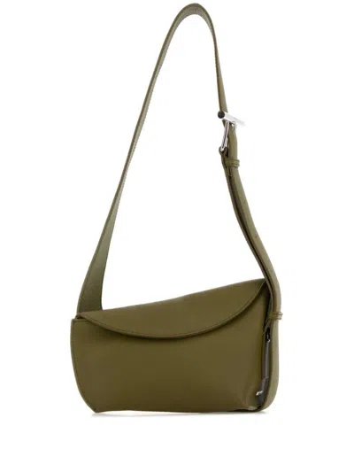 Alexander Mcqueen T-bar Sling Bag In Oxblood In Green