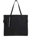 Alexander Mcqueen Alexander Mc Queen T Bar Leather Tote Bag In Black