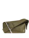 Alexander Mcqueen T-bar Sling Cross Body Bag In Green
