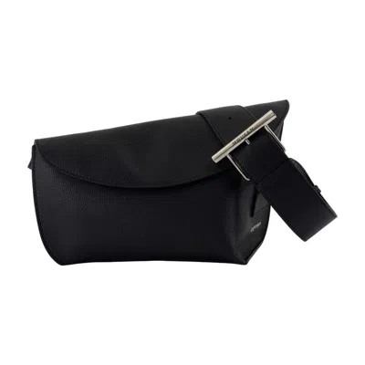 Alexander Mcqueen T Bar Sling Large Shoulder Bag In Black
