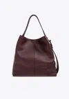 Alexander Mcqueen T-bar Sling Leather Shoulder Bag In Red