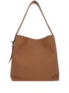 Alexander Mcqueen Adjustable Strap Leather Shoulder Bag In Brown