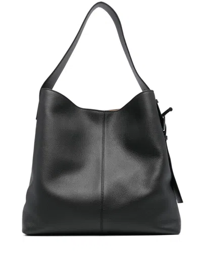 Alexander Mcqueen T-bar Sling Tote Bag In Black