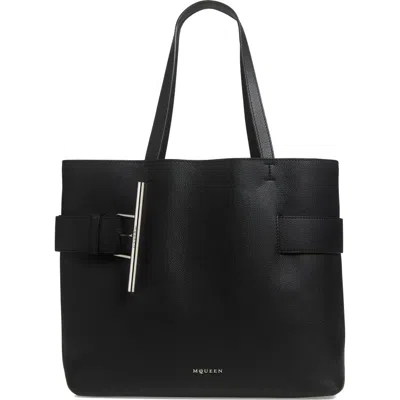 Alexander Mcqueen Mcqueen Black T-bar Sling Bag