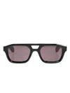 Alexander Mcqueen Alexander Mc Queen Aviator Sunglasses Am0505 S 004 In Black  