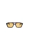 Alexander Mcqueen T-bar Sunglasses In Nude