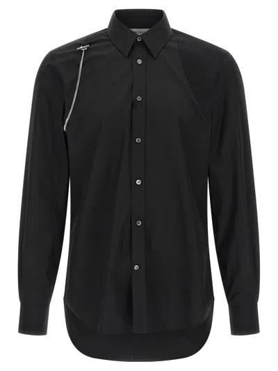 Alexander Mcqueen T Chain Harness Shirt And Blouse Black