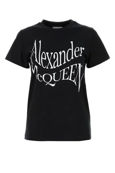 Alexander Mcqueen T-shirt-42 Nd  Female In Black