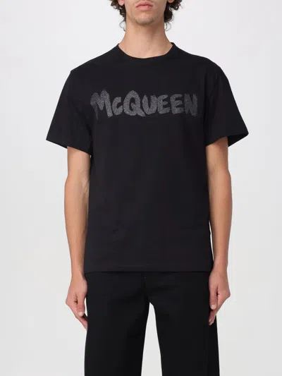 ALEXANDER MCQUEEN T-SHIRT MCQUEEN MEN COLOR BLACK,412610002