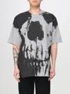 Alexander Mcqueen Skull T-shirt In Grey