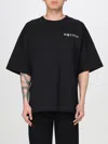 Alexander Mcqueen Black Cotton Clothing T-shirts In White