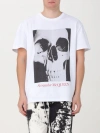 ALEXANDER MCQUEEN T-SHIRT ALEXANDER MCQUEEN MEN COLOR WHITE,F32739001