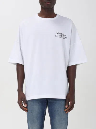 ALEXANDER MCQUEEN T-SHIRT ALEXANDER MCQUEEN MEN COLOR WHITE,412603001