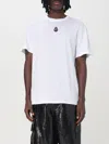 Alexander Mcqueen Embroidered Skull T-shirt In Weiss