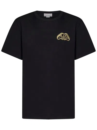 Alexander Mcqueen T-shirt  In Black