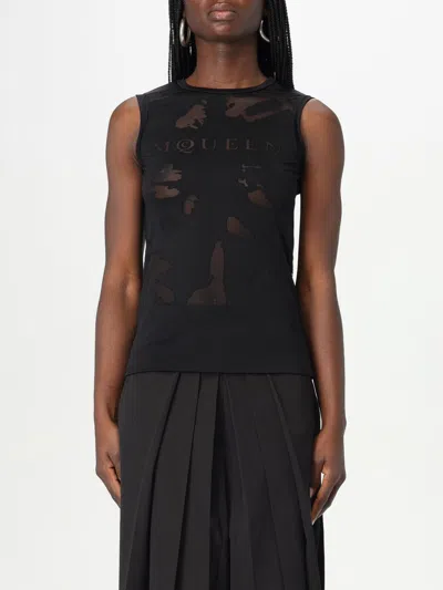 ALEXANDER MCQUEEN TOP MCQUEEN WOMAN COLOR BLACK,G51263002
