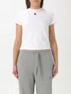 Alexander Mcqueen Monogram Crewneck T-shirt In White
