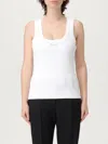 Alexander Mcqueen Mcqueen Placket Tank Top In White