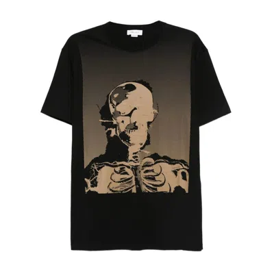 Alexander Mcqueen Skeleton T-shirt In Black